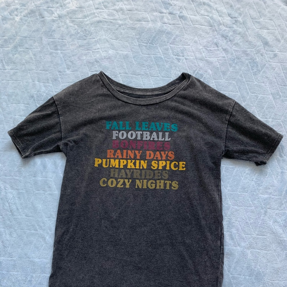 Dark gray Fall shirt!